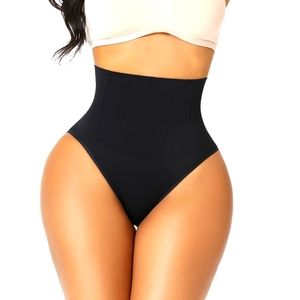 Seamless high Waist Buttlifter Shapewear Panty - In Black